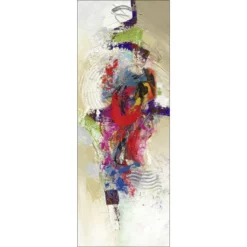 Pro_Art_Bilderpalette Keilrahmenbild »COLOURFUL ABSTRACT«, Rahmen: Holzwerkstoff, Natur