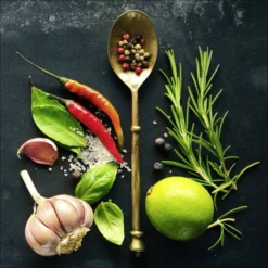 Pro_Art_Bilderpalette Keilrahmenbild »Vintage Herbage III«, Rahmen: Holzwerkstoff, Natur