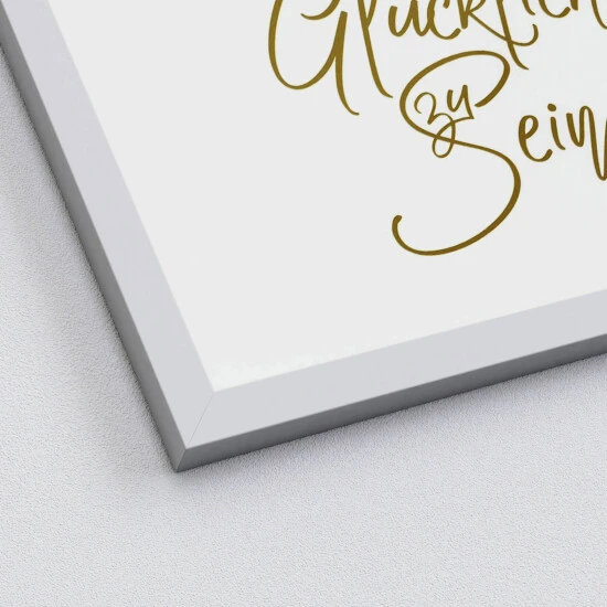 Pro_Art_Bilderpalette Gerahmtes Bild »Glücklich Sein«, Rahmen: Holzwerkstoff, Weiß 4 Pro_Art_Bilderpalette Gerahmtes Bild »Glücklich Sein«, Rahmen: Holzwerkstoff, Weiß – Bild 2