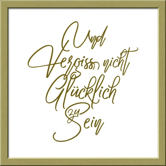 Pro_Art_Bilderpalette Gerahmtes Bild »Glücklich Sein«, Rahmen: Holzwerkstoff, Weiß 5 Pro_Art_Bilderpalette Gerahmtes Bild »Glücklich Sein«, Rahmen: Holzwerkstoff, Weiß – Bild 3