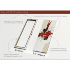 Pro_Art_Bilderpalette Keilrahmenbild »Bright + Dark Colours III«, Rahmen: Holzwerkstoff, Natur -Wohnen Wohndeko Verkäufe unnamed file 6288