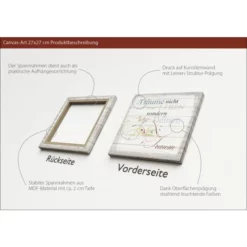 Pro_Art_Bilderpalette Keilrahmenbild »Lebe Deinen Traum«, Rahmen: Holzwerkstoff, Natur -Wohnen Wohndeko Verkäufe unnamed file 6294