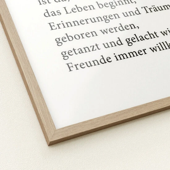 Pro_Art_Bilderpalette Gerahmtes Bild »Zuhause«, Rahmen: Holzwerkstoff, Natur 4 Pro_Art_Bilderpalette Gerahmtes Bild »Zuhause«, Rahmen: Holzwerkstoff, Natur – Bild 2