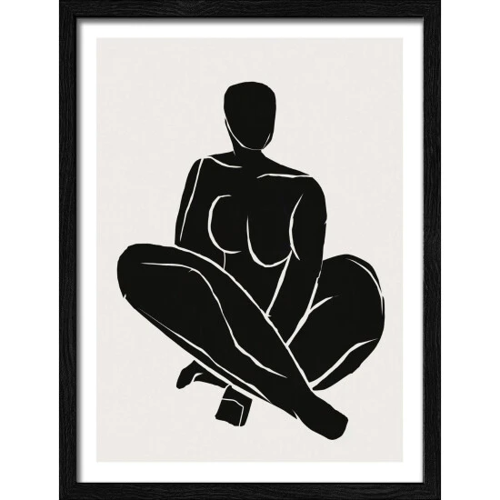 Pro_Art_Bilderpalette Gerahmtes Bild »Body Shapes«, Rahmen: Holzwerkstoff, Schwarz 3 Pro_Art_Bilderpalette Gerahmtes Bild »Body Shapes«, Rahmen: Holzwerkstoff, Schwarz