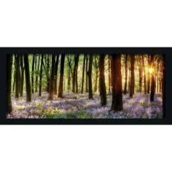 Pro_Art_Bilderpalette Gerahmtes Bild »Forest«, Rahmen: Holzwerkstoff, Schwarz