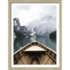 Pro_Art_Bilderpalette Gerahmtes Bild »Bootsfahrt Auf Bergsee«, Rahmen: Holzwerkstoff, Natur -Wohnen Wohndeko Verkäufe unnamed file 6318