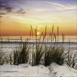 Pro_Art_Bilderpalette Keilrahmenbild »Lonely Dune«, Rahmen: Holzwerkstoff, Natur