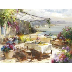 Pro_Art_Bilderpalette Keilrahmenbild »Whisper Of Summer«, Rahmen: Holzwerkstoff, Natur