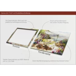 Pro_Art_Bilderpalette Keilrahmenbild »Whisper Of Summer«, Rahmen: Holzwerkstoff, Natur -Wohnen Wohndeko Verkäufe unnamed file 6386