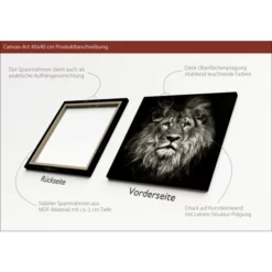 Pro_Art_Bilderpalette Keilrahmenbild »Lionhead«, Rahmen: Holzwerkstoff, Natur 6 Pro_Art_Bilderpalette Keilrahmenbild »Lionhead«, Rahmen: Holzwerkstoff, Natur -Wohnen Wohndeko Verkäufe unnamed file 6401