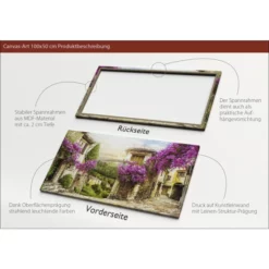 Pro_Art_Bilderpalette Keilrahmenbild »Colourful Toscana«, Rahmen: Holzwerkstoff, Natur -Wohnen Wohndeko Verkäufe unnamed file 6405