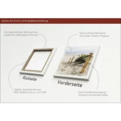 Pro_Art_Bilderpalette Keilrahmenbild »Sand Dunes I«, Rahmen: Holzwerkstoff, Natur -Wohnen Wohndeko Verkäufe unnamed file 6409