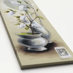 Pro_Art_Bilderpalette Keilrahmenbild »Blue Flowery II«, Rahmen: Holzwerkstoff, Natur -Wohnen Wohndeko Verkäufe unnamed file 6455