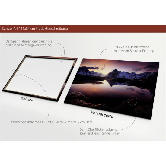 Pro_Art_Bilderpalette Keilrahmenbild »Mountain Humid Tropics«, Rahmen: Holzwerkstoff, Natur 5 Pro_Art_Bilderpalette Keilrahmenbild »Mountain Humid Tropics«, Rahmen: Holzwerkstoff, Natur – Bild 3