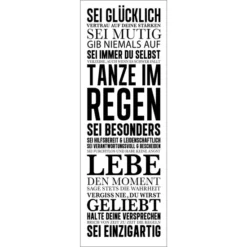 Pro_Art_Bilderpalette Keilrahmenbild »Hausordnung I«, Rahmen: Holzwerkstoff, Natur