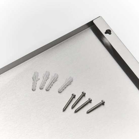 ZELLER Magnettafel, Edelstahl 4 ZELLER Magnettafel, Edelstahl – Bild 2