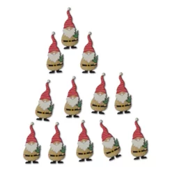 CASAYA Streudeko, Mehrfarbig, Holz