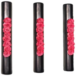 Rosen In Keramik »Infinity-Bloom«, 3er-Set, Orange