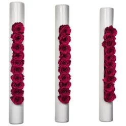 Rosen In Keramik »Infinity-Bloom«, 3er-Set, Rosa