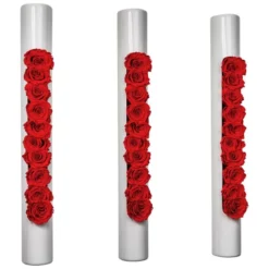 Rosen In Keramik »Infinity-Bloom«, 3er-Set, Rot