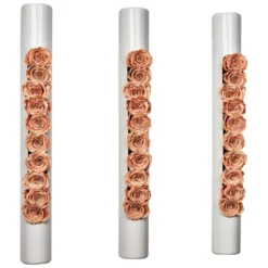 Rosen In Keramik »Infinity-Bloom«, 3er-Set, Rosa