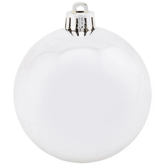 CASAYA Weihnachtskugel, Ø: 7 Cm, Silberfarben, 25 Stück 6 CASAYA Weihnachtskugel, Ø: 7 Cm, Silberfarben, 25 Stück – Bild 4