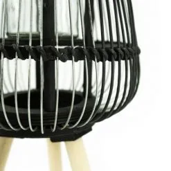 Windlicht, Bambus/Metall/Glas -Wohnen Wohndeko Verkäufe unnamed file 6865