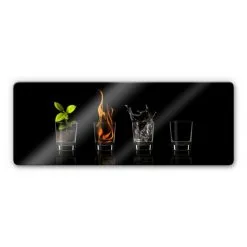 K&L Wall Art Glasbild »Glasbild«, (BxH): X