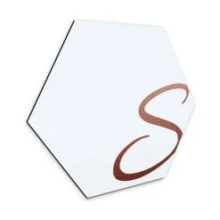 K&L Wall Art Wandbild »Buchstabe Alu-Dibond«, (BxH): X