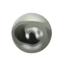 GARDEN PLEASURE Deko-Kugel, Edelstahl, Silberfarben