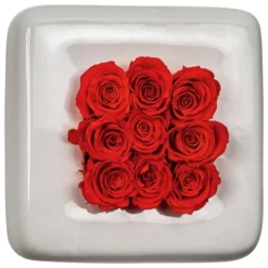 Rosen In Keramik »Infinity-Bloom«, Rot