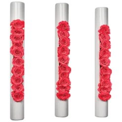 Rosen In Keramik »Infinity-Bloom«, 3er-Set, Orange