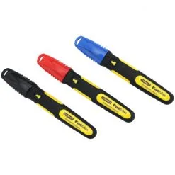 STANLEY Permanentmarker-Set, Schwarz/rot/blau