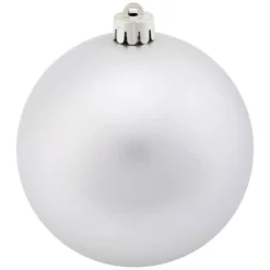 CASAYA Weihnachtskugel, Ø: 10 Cm, Silberfarben, 4 Stück -Wohnen Wohndeko Verkäufe unnamed file 764