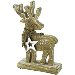 Weihnachtsfigur, Rentier, Weiß