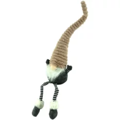 Weihnachtsfigur, Wichtel, Rosa/grau