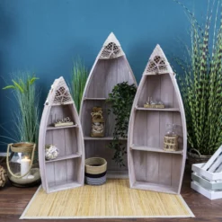 Deko-Boote, Holz, Braun -Wohnen Wohndeko Verkäufe unnamed file 876