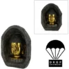 Buddhakopf, BxH: 13 X 28,5 Cm, Magnesia, Goldfarben -Wohnen Wohndeko Verkäufe unnamed file 877