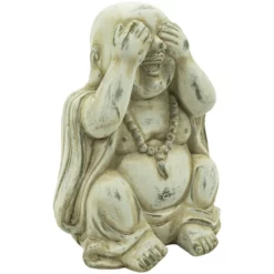 Buddha, BxH: 13,3 X 20,5 Cm, Terrakotta, Beige -Wohnen Wohndeko Verkäufe unnamed file 881